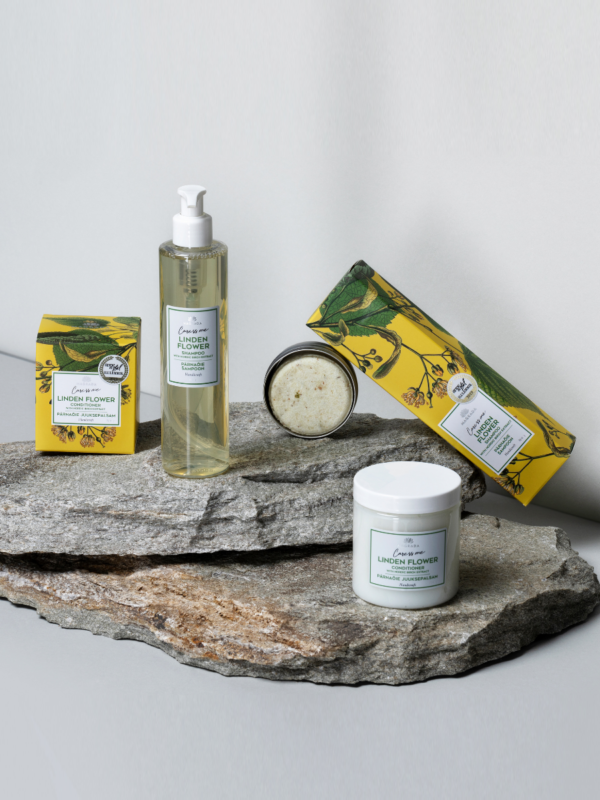 "Magrada"  kietasis liepų žiedų šampūnas su šiaurės beržo ekstraktu