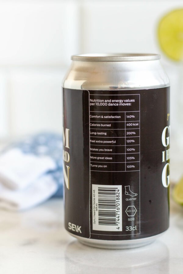 Kojinės "Gym? I heard Gin! - Gin"(dydis  40 - 46)