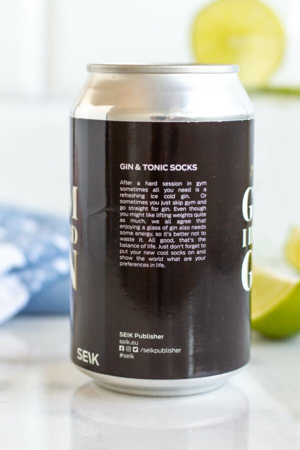 Kojinės "Gym? I heard Gin! - Gin"(dydis  40 - 46)