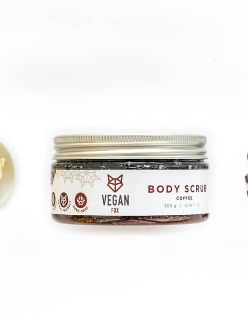 "Vegan Fox" kavos kūno šveitiklis, 300 g