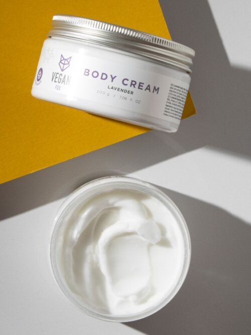 "Vegan Fox"  levandų kūno kremas, 200 g