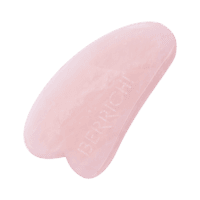 guasha2 "Berrichi" rožinio kvarco Gua Sha masažo kristalas