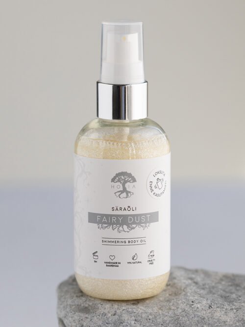 W2A3355-ruut "Hoia" spindintis kūno aliejus "Fėjų dulkės" 100ml