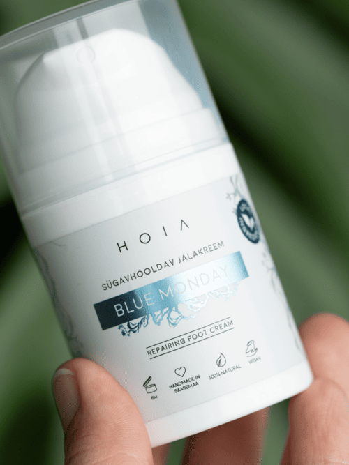 11 "Hoia" gilaus maitinimo pėdų kremas "BLUE MONDAY" 50ml
