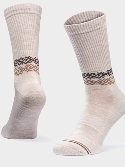 Sportinės paminkštintos merino vilnos kojinės, unisex