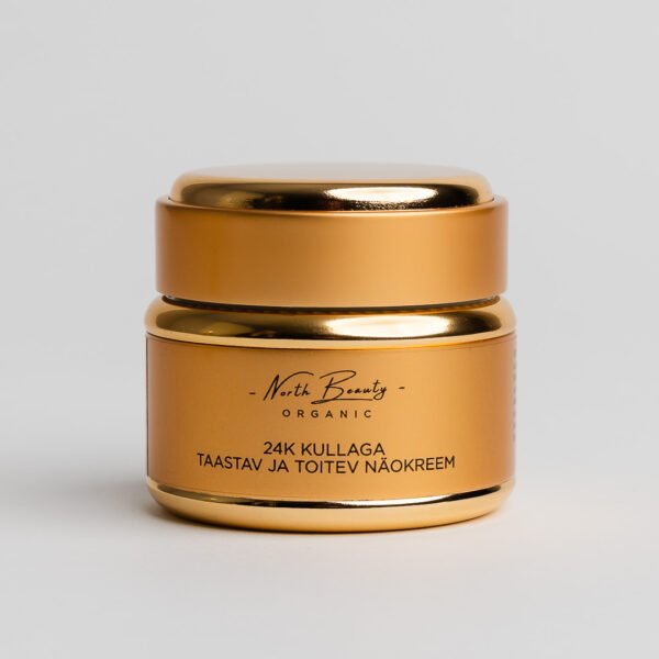"The North beauty"   atkuriamasis ir maitinantis veido kremas su 24K auksu, 50ml