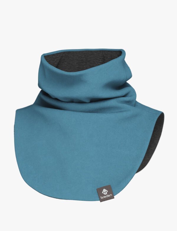 MIKEL-kids-merino-tubescarf-covers-chest_solid-blue-adriatic.jpg "Breden" merino vilnos mova "MIKEL"
