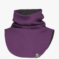 MIKEL-kids-merino-tubescarf-covers-chest_solid-purple-sunset.jpg "Breden" merino vilnos mova "MIKEL"