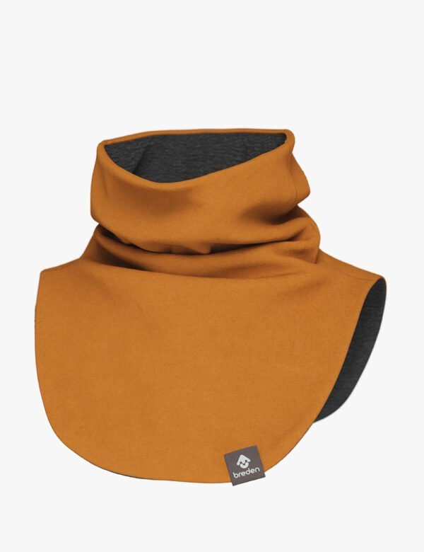 MIKEL-kids-merino-tubescarf-covers-chest_solid-yellow-inca-gold.jpg "Breden" merino vilnos mova "MIKEL"