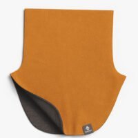 MIKEL-kids-merino-tubescarf-covers-chest_solid-yellow-inca-gold-fl.jpg "Breden" merino vilnos mova "MIKEL"