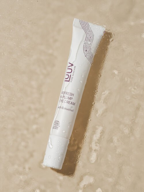 luuv_eye_cream-001 "LUUV" gaivinantis ir stangrinantis paakių kremas COSMOS, 20 ml