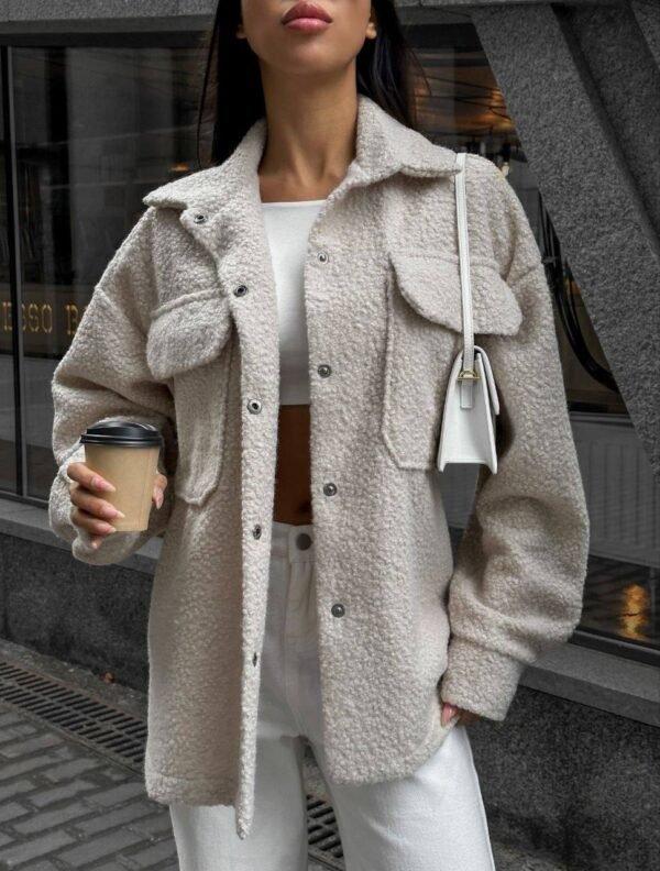 Teddy marškinių tipo švarkelis