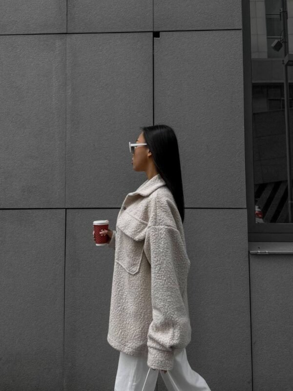 Teddy marškinių tipo švarkelis