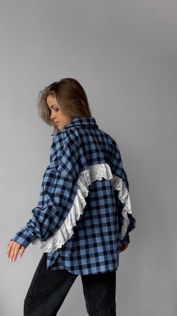 Marškiniai su nėriniu