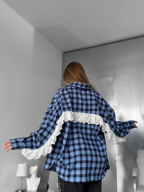 Marškiniai su nėriniu