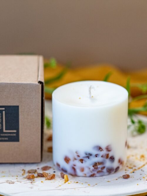 Sojos vaško žvakė su pušies aromatu 525 ml.