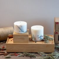 Sojos vaško žvakė su Kalėdų pasakos aromatu 525 ml.