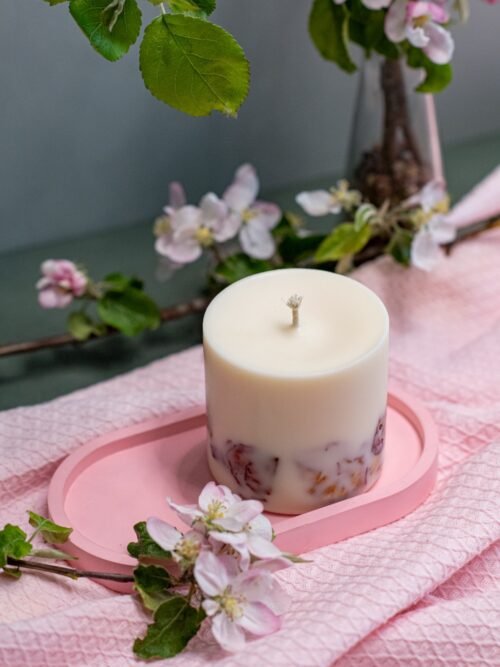 Sojos vaško žvakė su rožių ir medaus aromatu 525 ml.