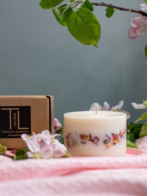 Sojos vaško žvakė su rožių ir medaus aromatu 325 ml.