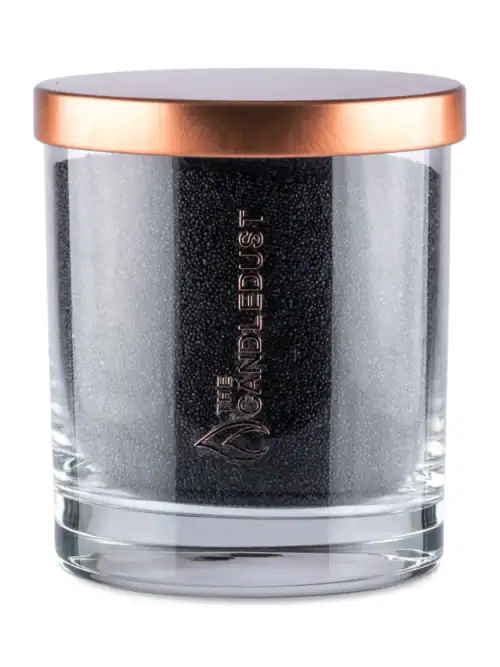 Black-Sand_Candle_sand-2 Bekvapė biri žvakė juodos spalvos 160g. (degimo laikas ~30 val.)