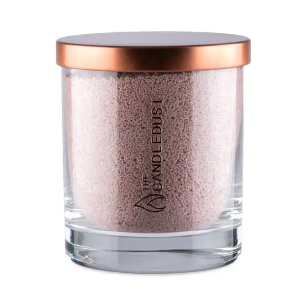 Nude-Sand_Candle_sand Bekvapė biri žvakė nude spalvos 160g. (degimo laikas ~30 val.)