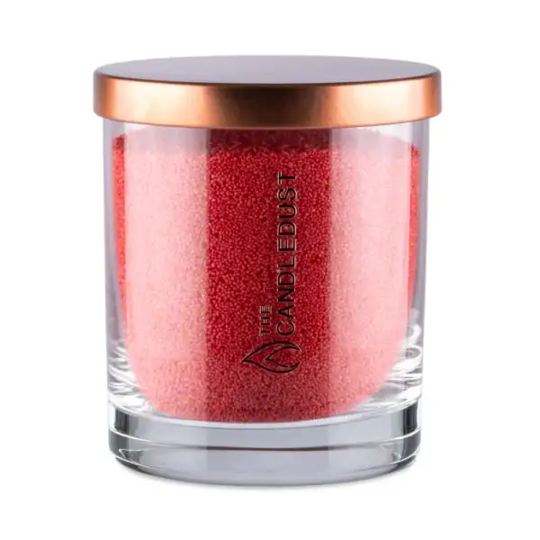Red_-Sand_Candle_sand Bekvapė biri žvakė raudonos spalvos 160g. (degimo laikas ~30 val.)