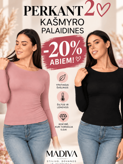 file_00000000058c82468d460f7250514b55 2 palaidinės su kašmyru - specialus pasiūlymas su 20% nuolaida. Juoda ir rožinė spalvos.